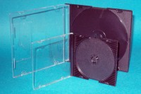  Pudełka 1 CD Mini i Slim czarny tray